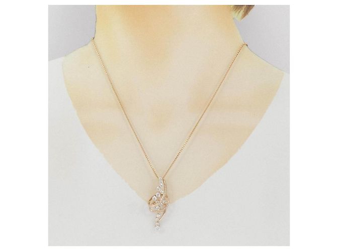 Autre Marque Collana di diamanti Au750 Rosa - vista 6