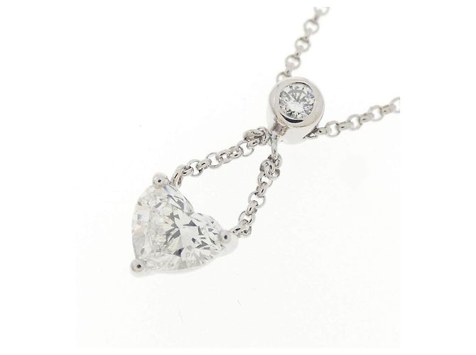 Autre Marque Collana di diamanti Pt900 Pt850 Argento - vista 3