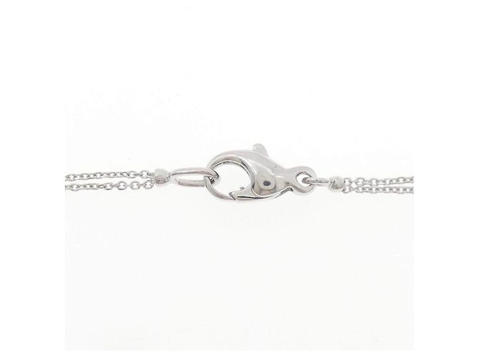 Autre Marque Collana di diamanti 750 White Gold 750 Pink Gold Argento - vista 5