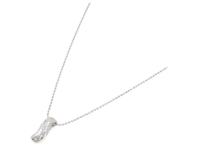 Autre Marque Diamantenhalskette Pt900/Pt850 Silber - Ansicht 2