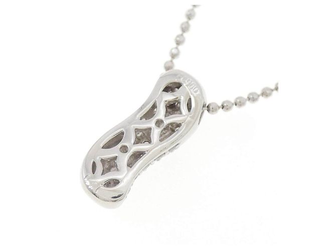 Autre Marque Diamantenhalskette Pt900/Pt850 Silber - Ansicht 4
