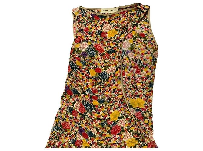 Autre Marque Ärmelloses Kleid mit Blumenprint von Etro Mehrfarben - Ansicht 4