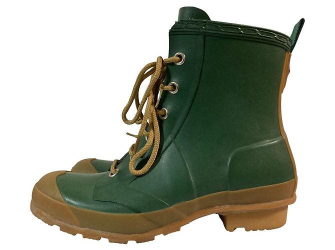Autre Marque Stivaletti in gomma Hunter Verde - vista 2