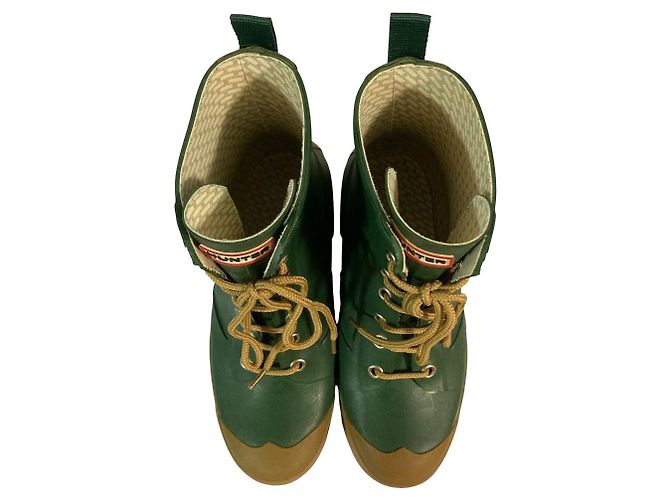 Autre Marque Stivaletti in gomma Hunter Verde - vista 4