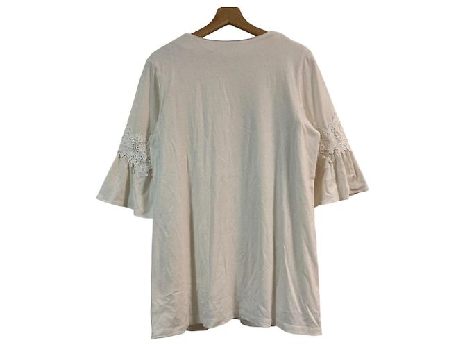 Autre Marque Conjunto Top sin mangas de encaje INGEBORG Blanco - vista 2