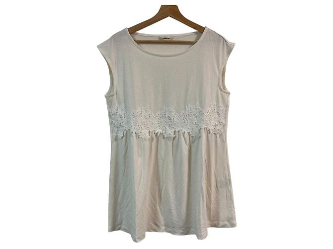Autre Marque Conjunto Top sin mangas de encaje INGEBORG Blanco - vista 5