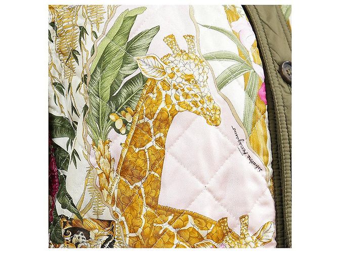 Casaco acolchoado em nylon e seda Salvatore Ferragamo - vista 3