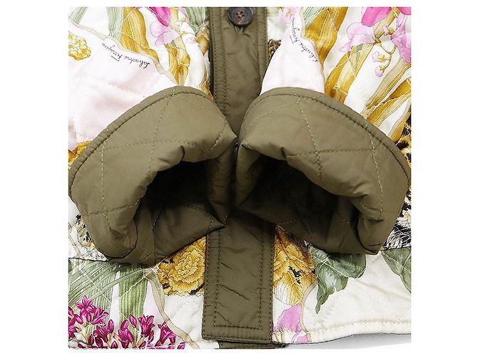 Casaco acolchoado em nylon e seda Salvatore Ferragamo - vista 7