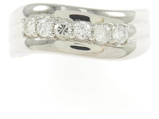 Autre Marque Anillo Ginza Tanaka de platino y diamantes Plata - vista 2