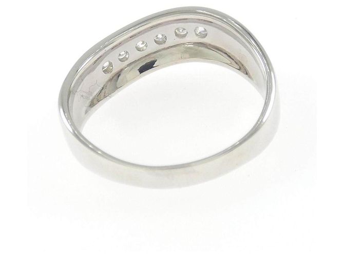 Autre Marque Anillo Ginza Tanaka de platino y diamantes Plata - vista 3