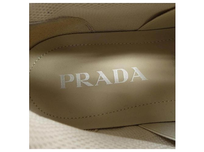 Prada System Sneakers Beige - view 6