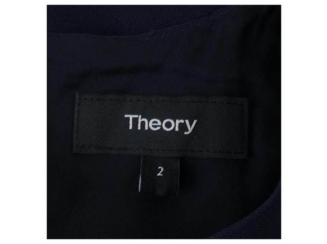 Abito Theory Blu Navy - vista 4