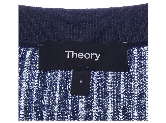 Cárdigan de lana Theory azul - Ansicht 4