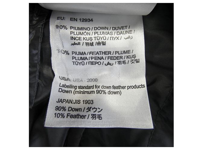 Chaqueta de Plumas Moncler Y MIZUHIKI Negro - vista 4