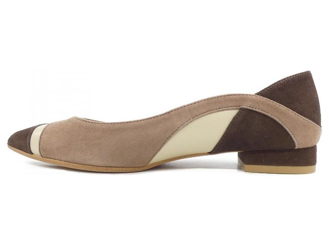 Autre Marque Scarpe Diana in pelle marrone - vista 2