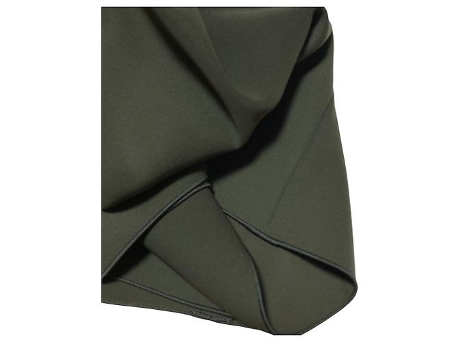 Autre Marque FOXEY NEW YORK Pantaloni Marlene Wide Flare Verde Verde scuro - vista 10