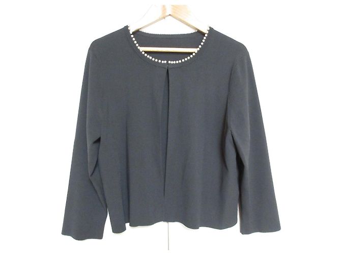 Autre Marque ANAYI Perlen-Cardigan-Kleid-Set Braun - Ansicht 10