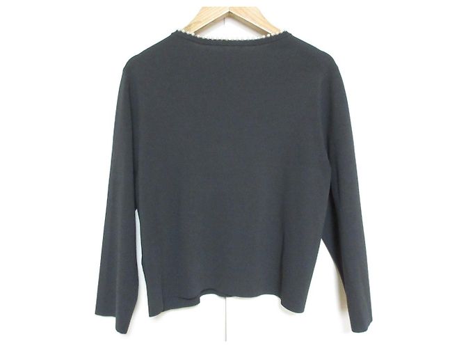 Autre Marque ANAYI Perlen-Cardigan-Kleid-Set Braun - Ansicht 11