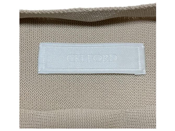 Autre Marque Vestido de punto festoneado CELFORD Beige - vista 4