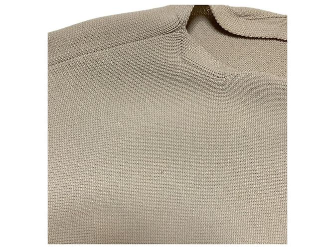 Autre Marque Vestido de punto festoneado CELFORD Beige - vista 7