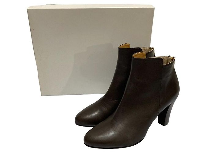 Autre Marque Botines ANAYI Botines de cuero Castaño Bronce - vista 10