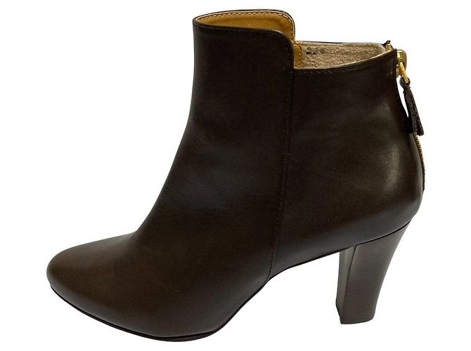 Autre Marque Botines ANAYI Botines de cuero Castaño Bronce - vista 3