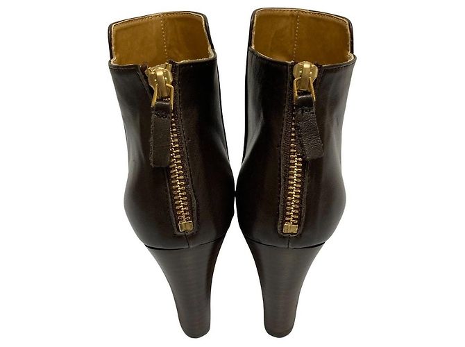 Autre Marque Botines ANAYI Botines de cuero Castaño Bronce - vista 4