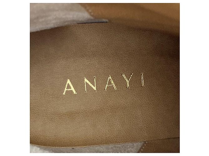 Autre Marque Botines ANAYI Botines de cuero Castaño Bronce - vista 8
