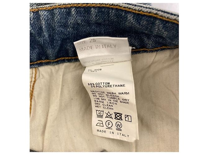 Autre Marque 6397 shorty Denim Hose Blau - Ansicht 6