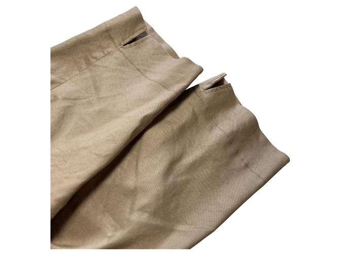 Autre Marque SLOBE IENA Cappotto lungo in lino Beige - vista 4