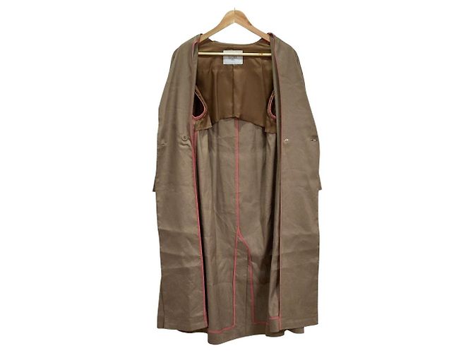 Autre Marque SLOBE IENA Cappotto lungo in lino Beige - vista 6
