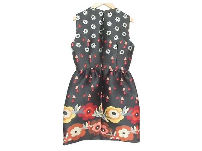 Autre Marque Vestido sin mangas con flores RED VALENTINO Negro - vista 2