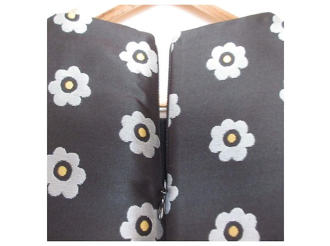 Autre Marque Vestido sin mangas con flores RED VALENTINO Negro - vista 4