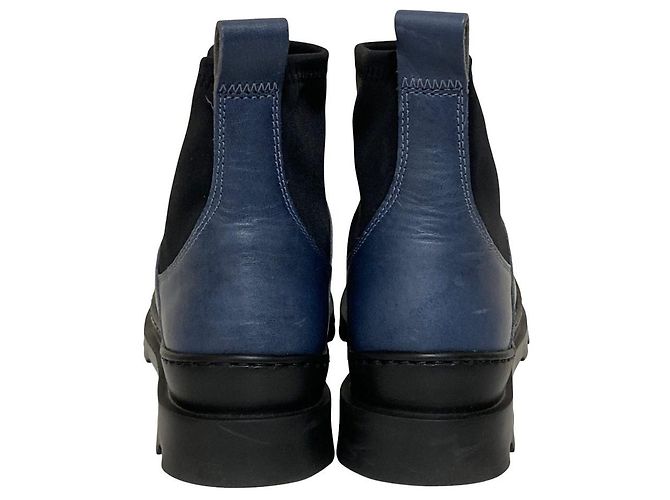 Autre Marque CAMPER BRUTUS Leder Stieletten Blau - Ansicht 3