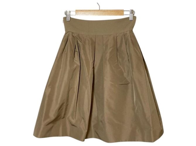 Autre Marque Gonna a coste in vita FOXEY Marrone - vista 2