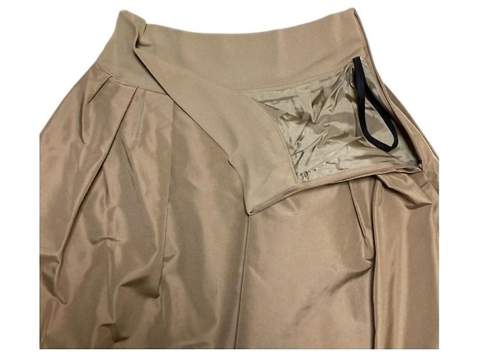 Autre Marque Gonna a coste in vita FOXEY Marrone - vista 3
