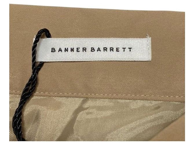 Autre Marque Falda larga de tablas en paneles Colaboración Banner Barrett maki kaneko Beige Verde - vista 4