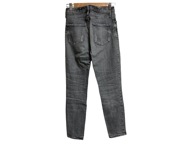Autre Marque upper hights Pantalones de Denim THE H-RISE STELLA Castaño Gris - vista 2