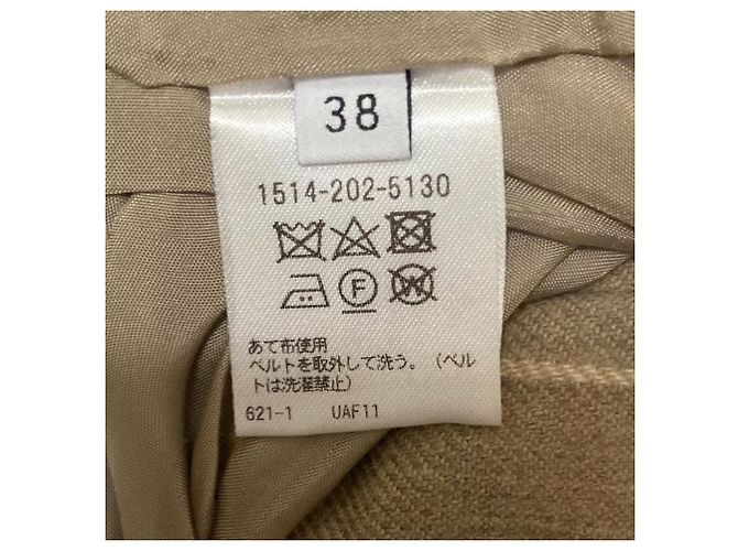Autre Marque UNITED ARROWS Gestreifte Hose Braun Beige - Ansicht 5