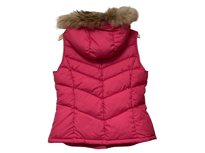 Autre Marque ATSURO TAYAMA Chaleco de Plumas Raccoon Rosa - vista 3