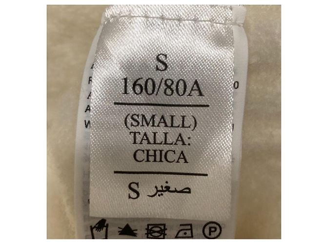 Autre Marque All Saints Kurzstrickpullover aus Wolle Weiß - Ansicht 5