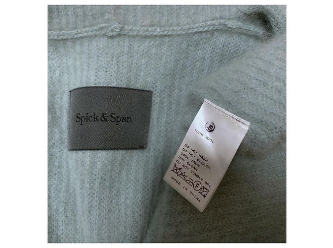 Autre Marque Cardigã de malha de lã Spick and Span Azul - vista 4