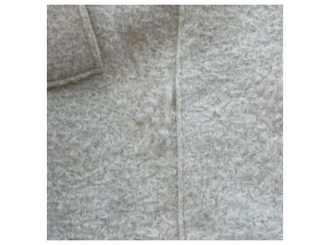 Autre Marque Casaco de malha bouclé ZARA Branco Cru - vista 10