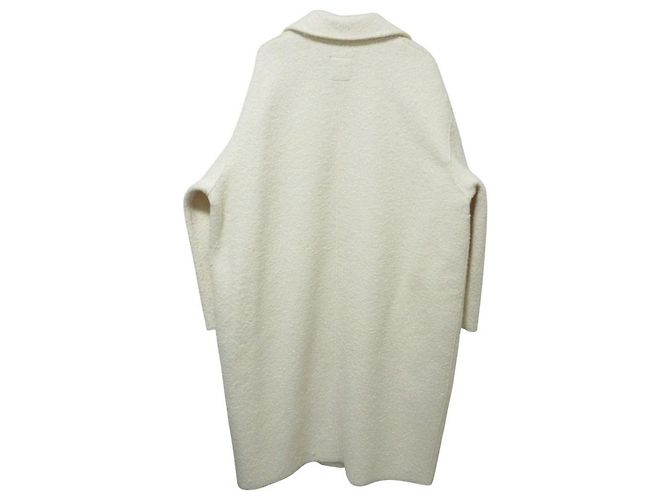 Autre Marque Casaco de malha bouclé ZARA Branco Cru - vista 3