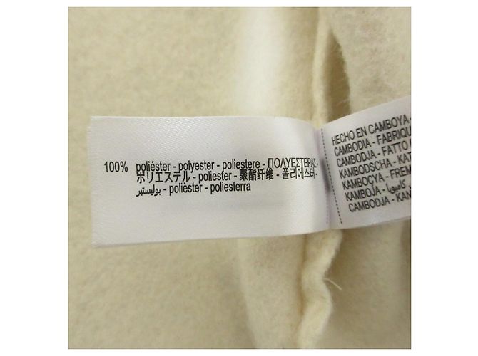 Autre Marque Casaco de malha bouclé ZARA Branco Cru - vista 9