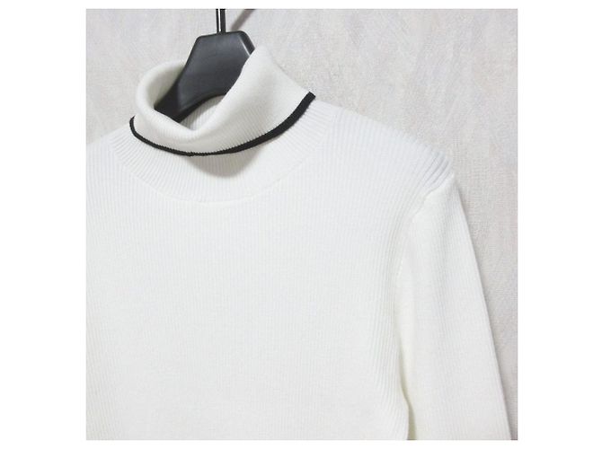 Autre Marque Jusglitty Simple Rib Knit Blanco - vista 3