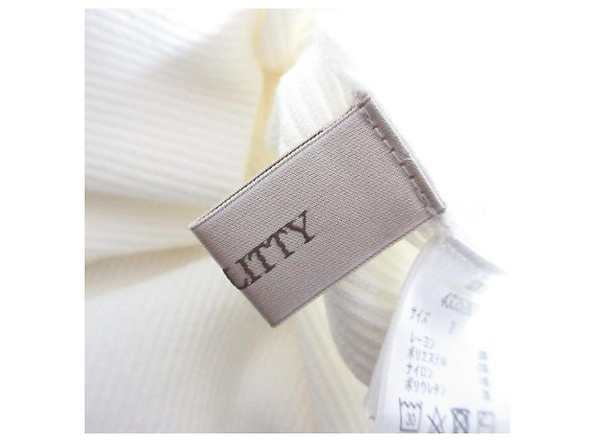 Autre Marque Jusglitty Simple Rib Knit Blanco - vista 6