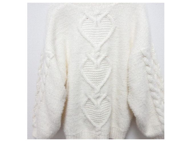 Autre Marque Snidel HOME Araki Yuko Collaboration Knit Weiß - Ansicht 6