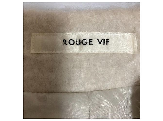 Autre Marque Rouge vif Short No-collar Jacket Brown Grey - view 7