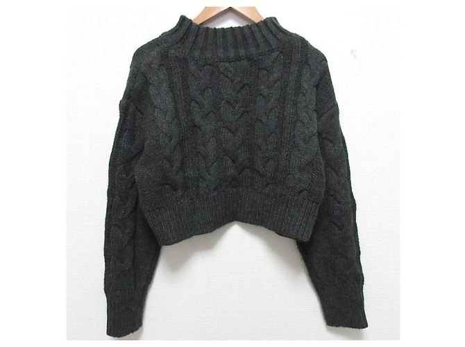 Autre Marque Falda larga de punto de ochos Apuweiser-riche Castaño Gris antracita - vista 3